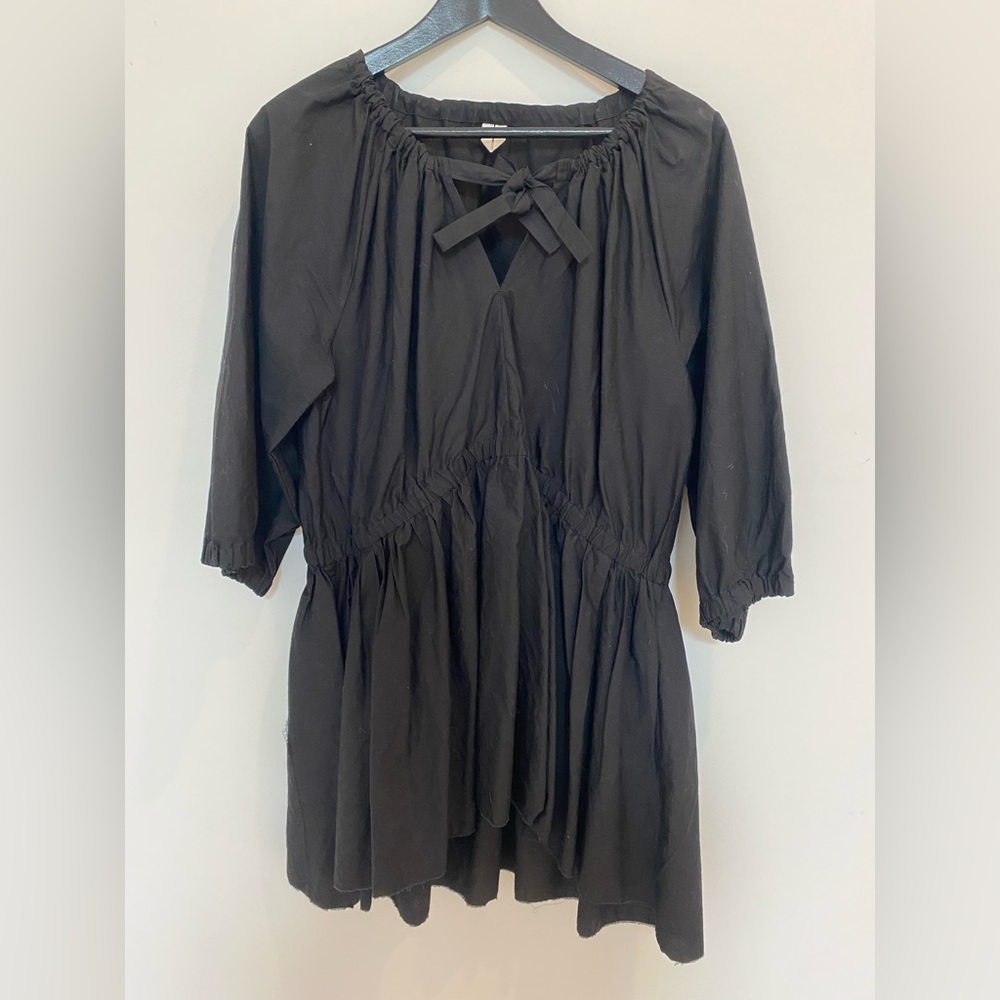 Arket Black Poplin Mini Dress Size EUR 36
